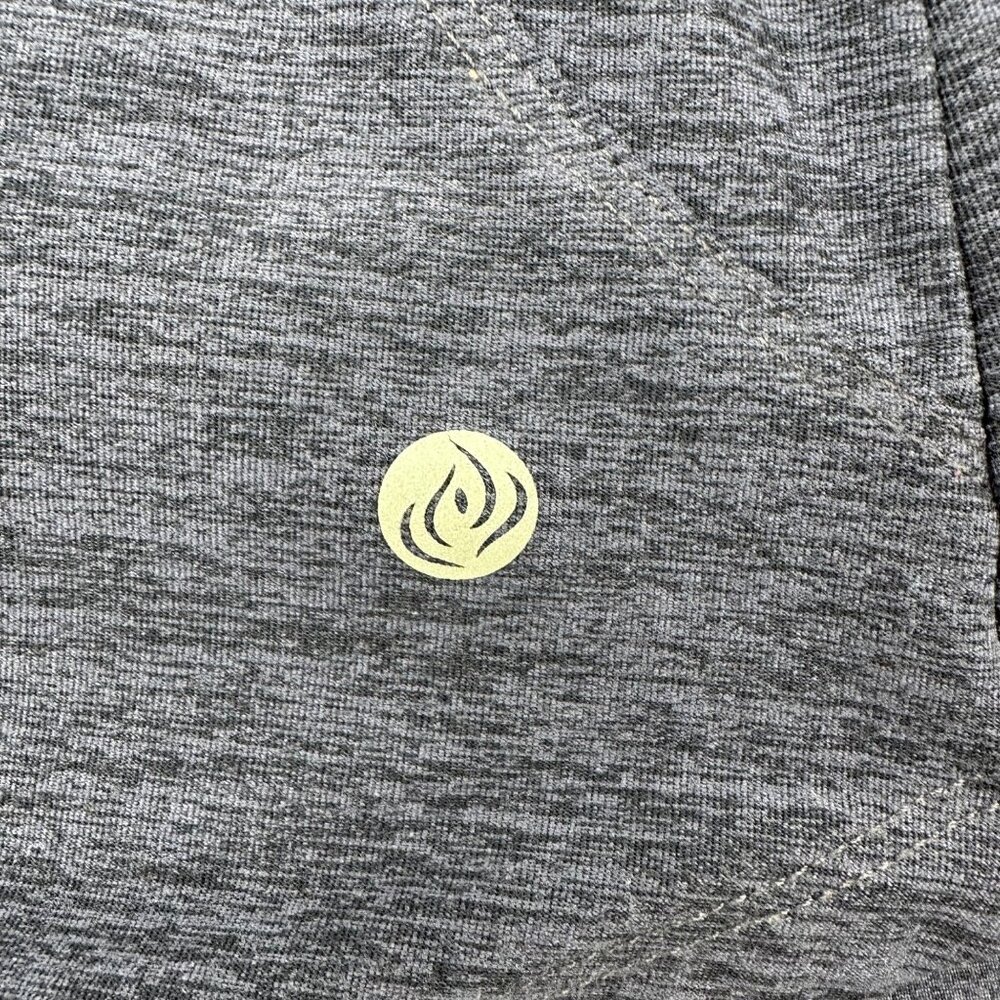 Apana Womens Heathered Blue1/4 Zip Pullover Lightweight Long-Sleeve Top S - Picture 10 of 12